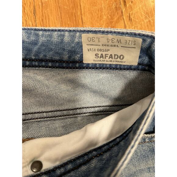 Diesel Slim Jeans Y2K 1993 D-Vyl 09m55 Men Size 34 A003129 - Picture 5 of 14